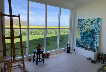 lotte m, lotte madsen, billedkunstner, lolland, maleri skulptur